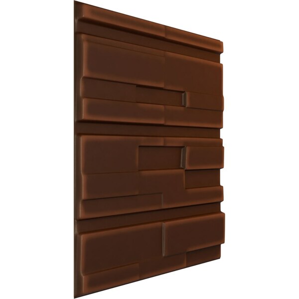19 5/8in. W X 19 5/8in. H Offset Brick EnduraWall Decor 3D Wall Panel, Total 32.04 Sq. Ft., 12PK